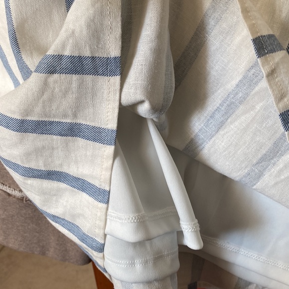 Striped blue white dress summer medium - Picture 6 of 6